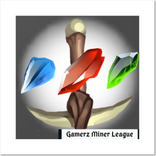 Miner League of Gamers Posters and Art